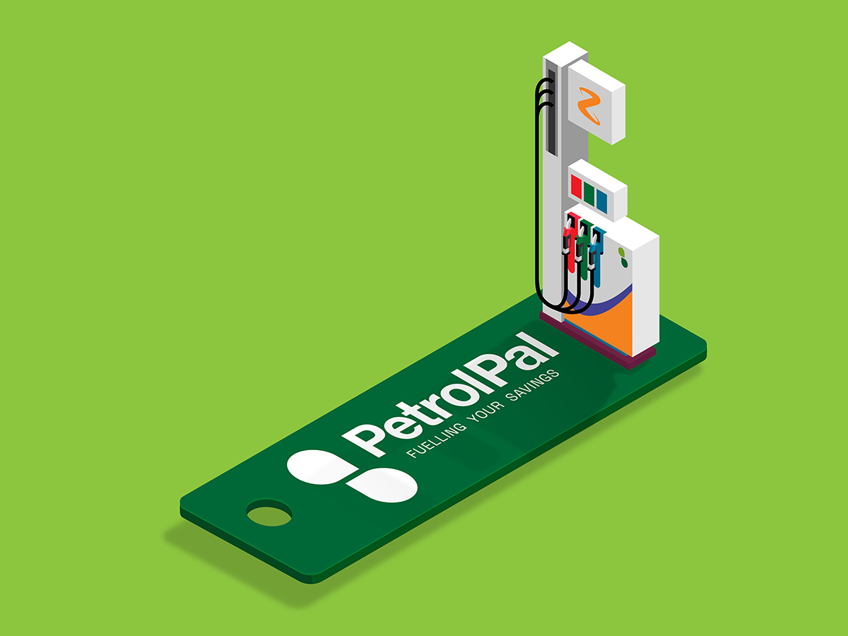 Petrolpal keytag with fuel partner Z