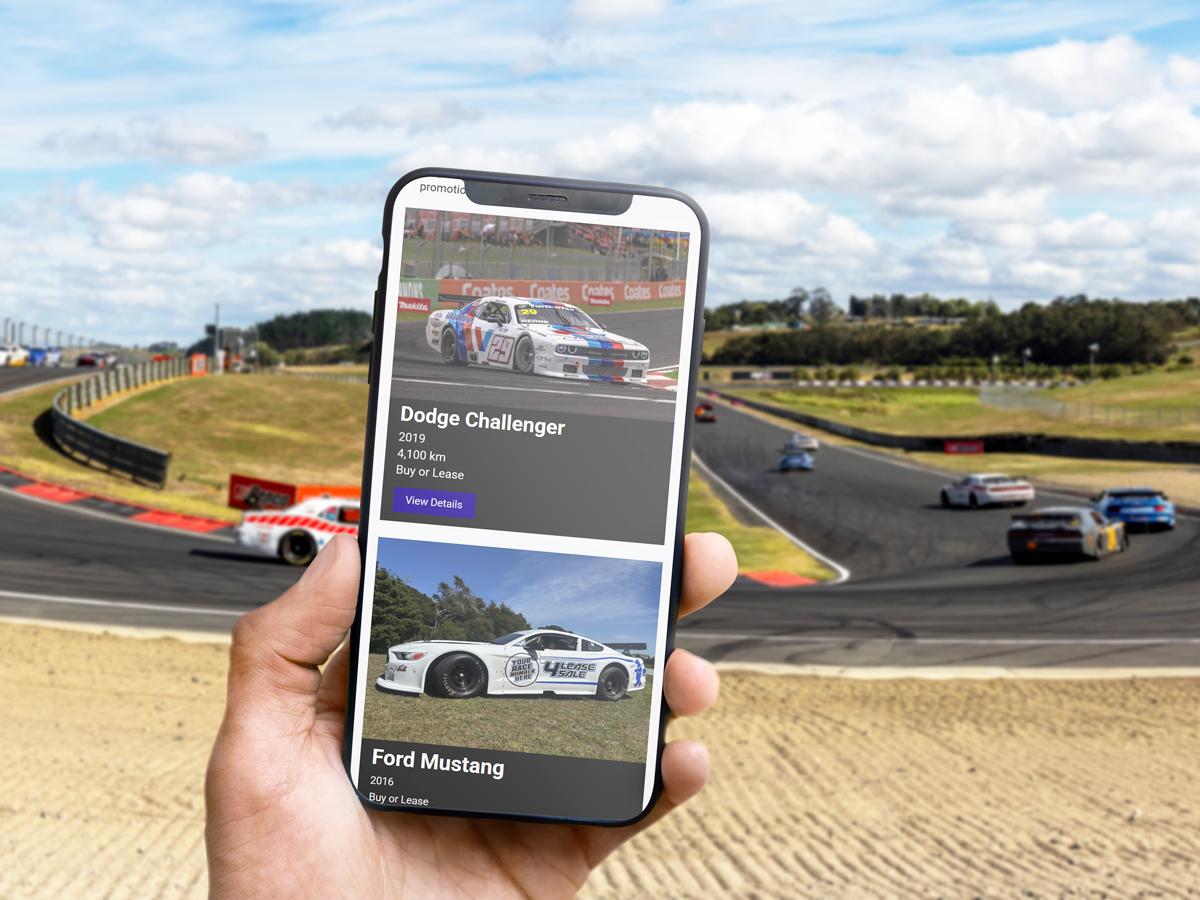 purchase webpage for mobile showing the target audience